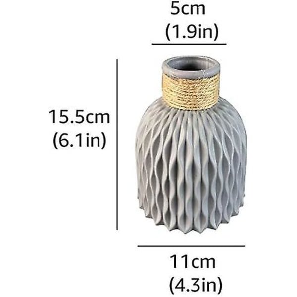 IC Plastblomvas, Heminredning Dekoration Inredningstillbehör Set med 1 Vas