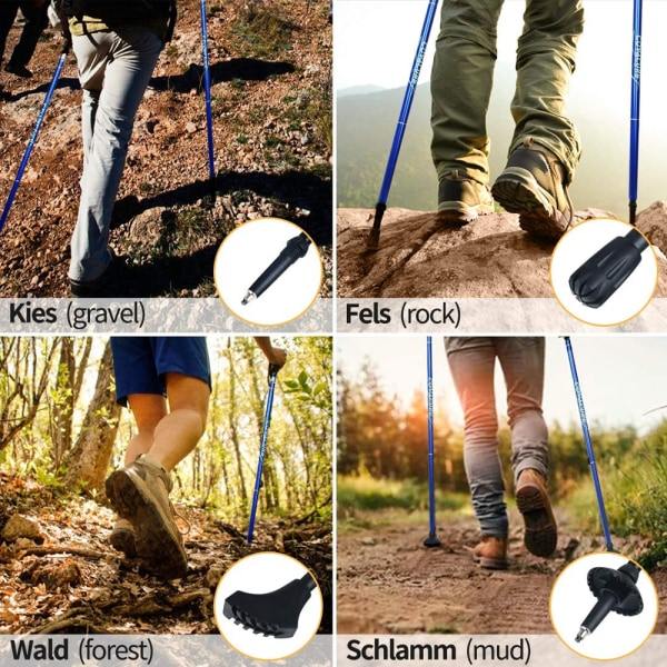 IC Stavstavlor Teleskooppiset vaelluskepit kaikille maastoille | Tummansininen