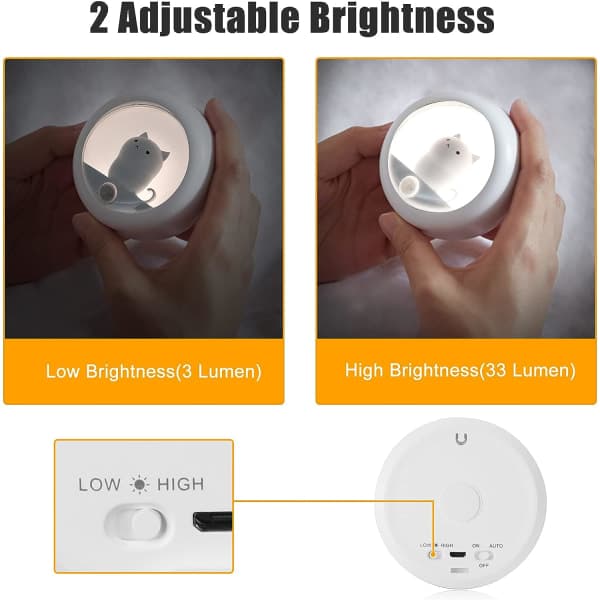 IC Genopladelig LED Natlampe til Børn - Natlys