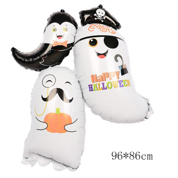 10 kpl Halloween-ilmapalloa hauska koriste - aavejoukko