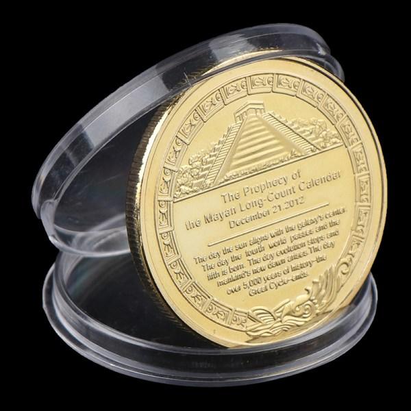 IC 1:a Maya Memorial Coin Pyramids Mynt Mexiko Aztec Commemorativ