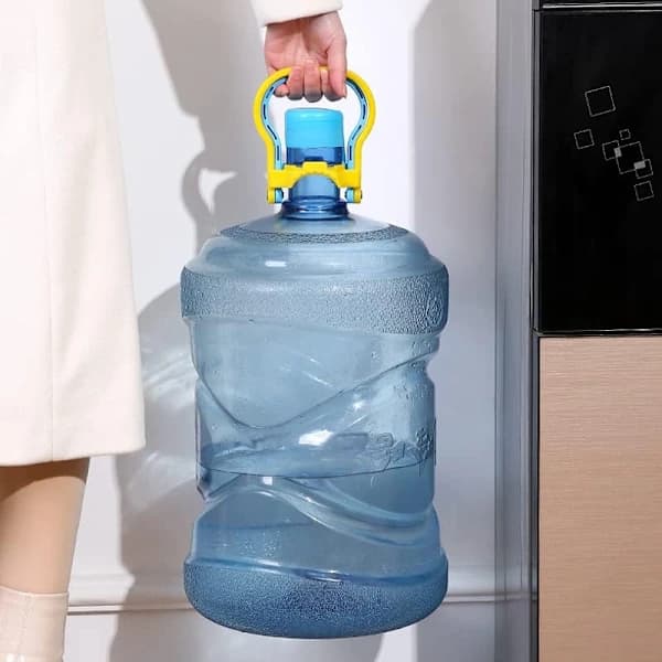 2-pack 5 gallon vattenflaskhållare bärhandtag lyftare ergonomiskt halkfritt grepp clip