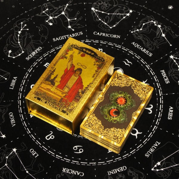 Tarot Oracle Card Spådom Skjebne Tarot Deck Spill OneSize