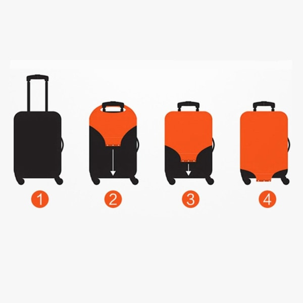 IC 20-24 tommer kuffertbetræk Oxford Trolley Vandafvisende cover