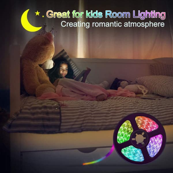 IC LED-stripe, 2M LED-stripe 5050 RGB LED-stripe IP20 Vanntett