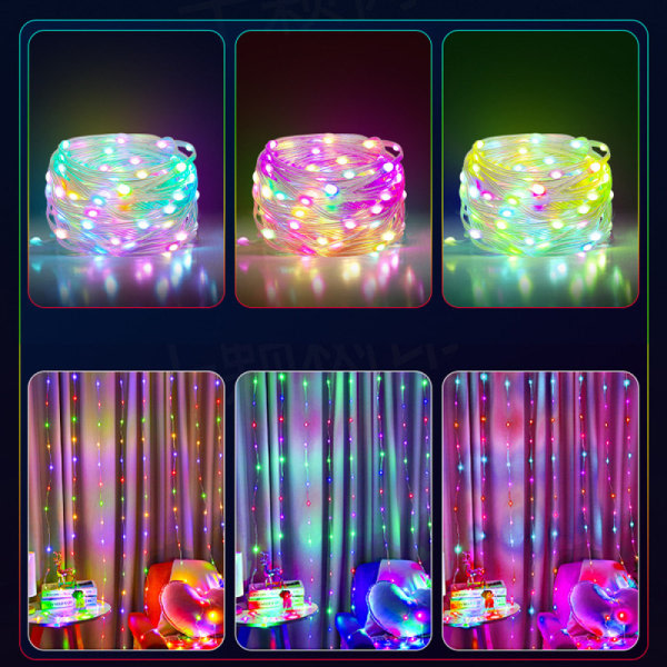 IC Plug-in String Lights LED Fairy Lights Fairy Lights til 33ft