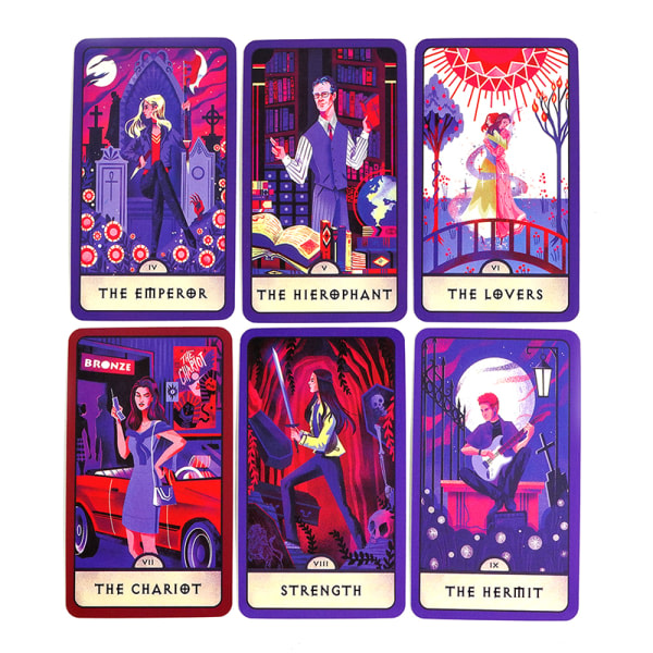 IC Buffy the Vampire Slayer Tarot Spådomsdäck Familie Flerfarget én størrelse