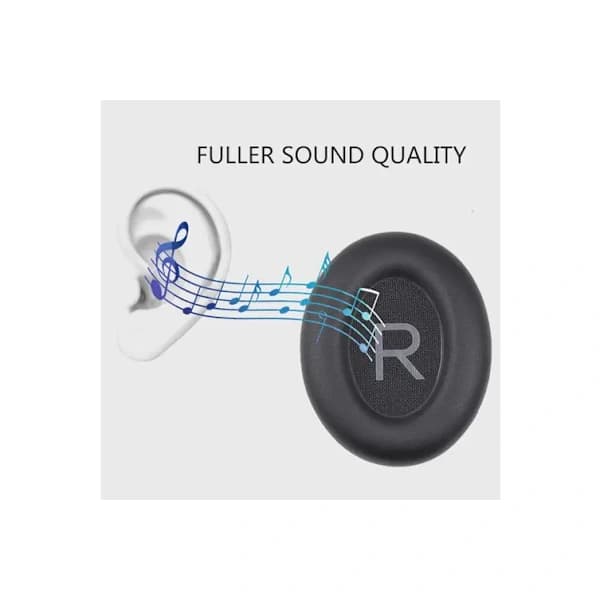 INF Ear Cushions for Bose QC45 Headphones Black