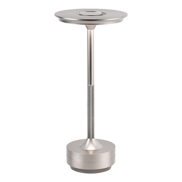 Bordlampe Trådløs / Skrivebordslampe - LED Lampe Silver Silver