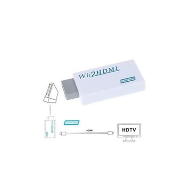 IC Wii til HDMI-adapter med 3,5 mm lydoutput, understøtter