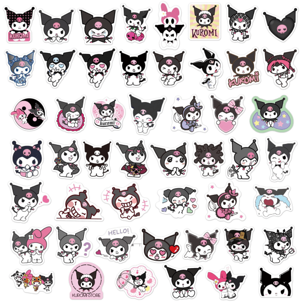 50 stk. klistermærker - Kuromi
