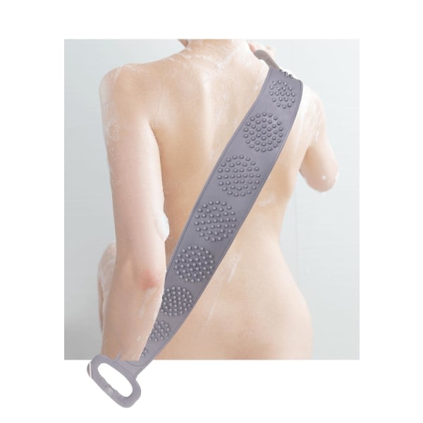 IC Ryggskrubbare Silikon - Massage Scrubber CNMR grå