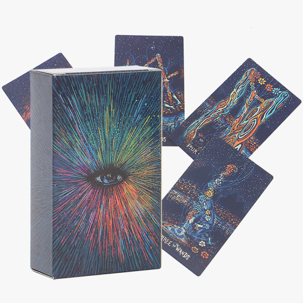 IC 12*7cm Prisma Tarot Brädspel Leksak Spådom Profet Ny Vision Prisma Tarot En Storlek