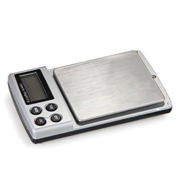 Taskukokoinen digitaalinen vaaka, tarkkuus 0,01 g, enimmäispaino 100 g