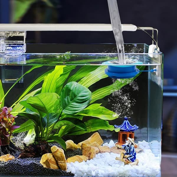 Akvarium Vattenflödesdeflektor Säker Luktfri Vattenbytesverktyg för Akvarier Skyddar Grus Kompatibel med Alla Märken