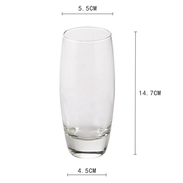 Saftglas Mugg Kopp Mjölk Vin Öl Kaffe Mugg Enkla Glas