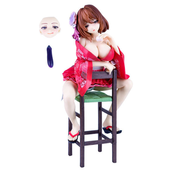 IC SkyTube Misaki Kurehito Ebisugawa Kano Sexiga tjejer actionfigur Röd