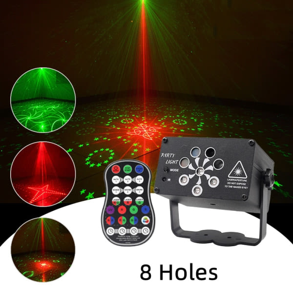 Disco LED-laservalaistus