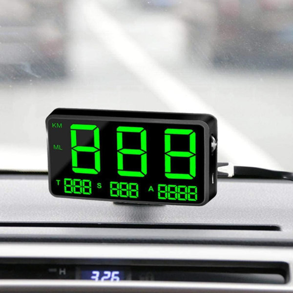 IC Digital bil GPS hastighetsmätare Hud Head Up Display Hastighetsindikator