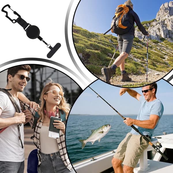 2 Pieces - Phone Strap - Suitable - Winter Sports - Carrying Strap - Mobile Phone - with - Anti-Theft Strap - Adjustable - Phone - Security Strap