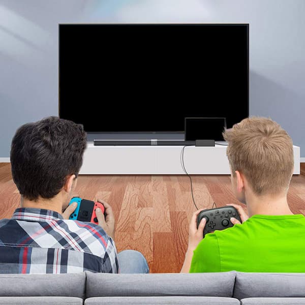 Dokkingsstasjon for Switch Lade Dock 4K HDMI TV Adapter 48*36*21mm