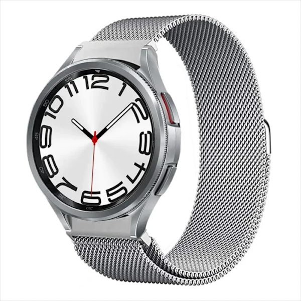20mm armbånd til Samsung Galaxy Watch 6/5/4/Classic 47mm 43mm 40mm 44mm Milanese Loop Armbånd correa Galaxy Watch 5 pro 45mm rem Blue