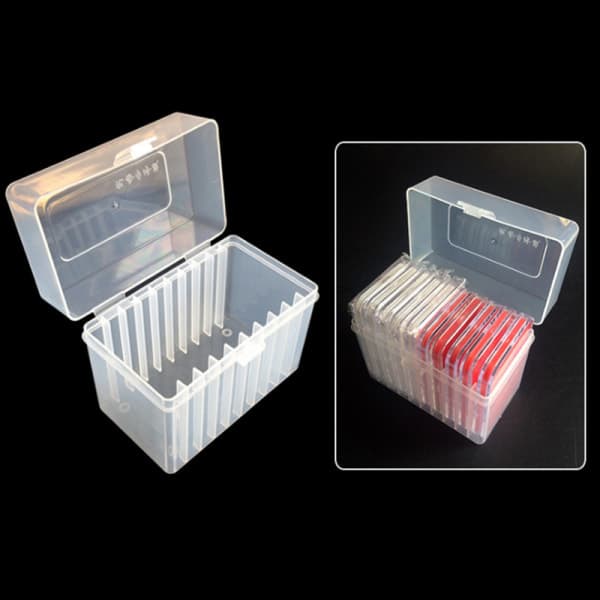 IC 1. plast hvit kapasitet myntoppbevaringsboks holderplate for PCC