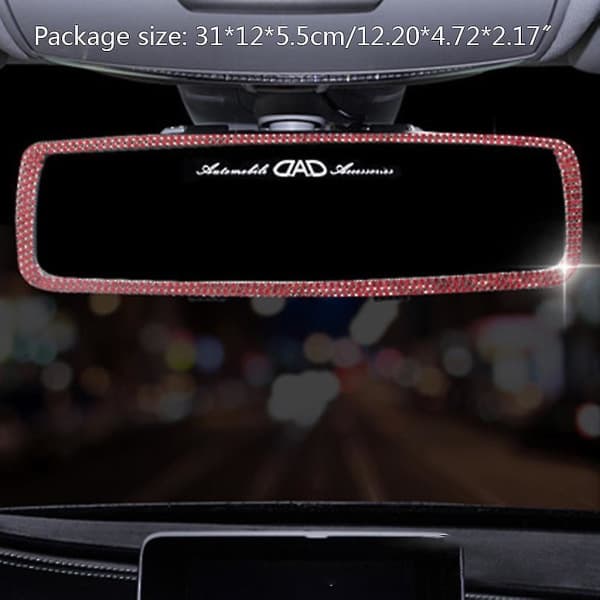 IC CNE Blingbling Rhinestones Bakspeil Klips På Speil