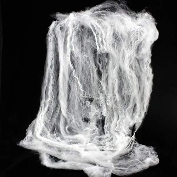 Stretchy Cobweb: Transform Your Home into a White Haunted House