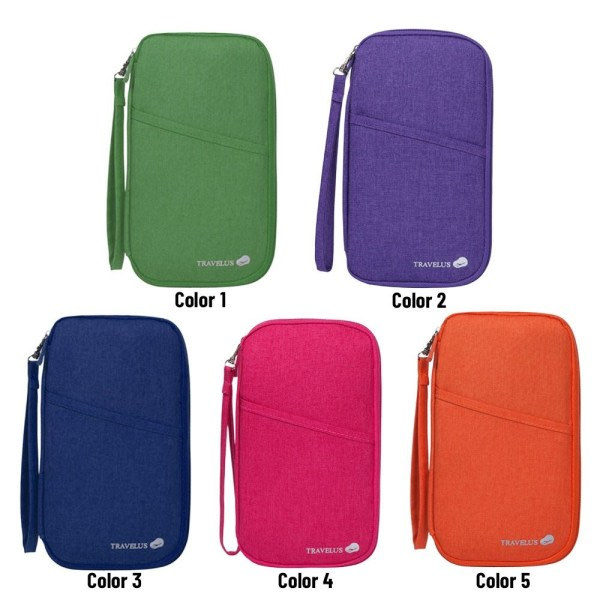 IC-dokumenttien säilytyskotelo Matkustusjärjestäjä VÄRI 4 FÄRG 4 Color 4