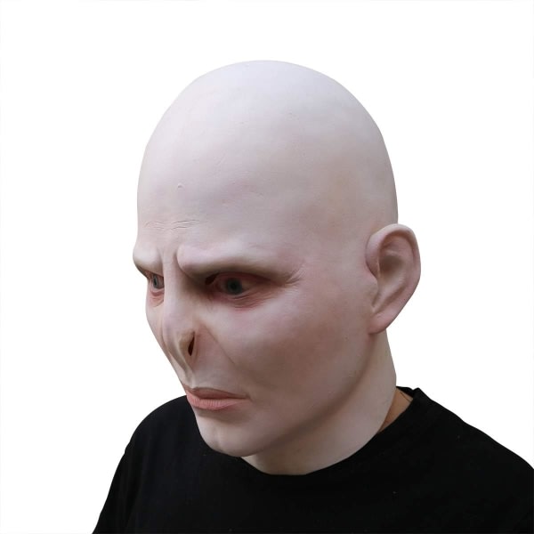 IC SINSEN Voldemort Mask Demon Skrämmande Halloween Mask Realistisk Latex Mask Helmask Cosplay rekvisita för vuxna