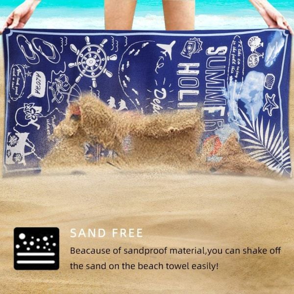 IC Strandhandduk, extra stora mikrofiberstrandhanddukar #3