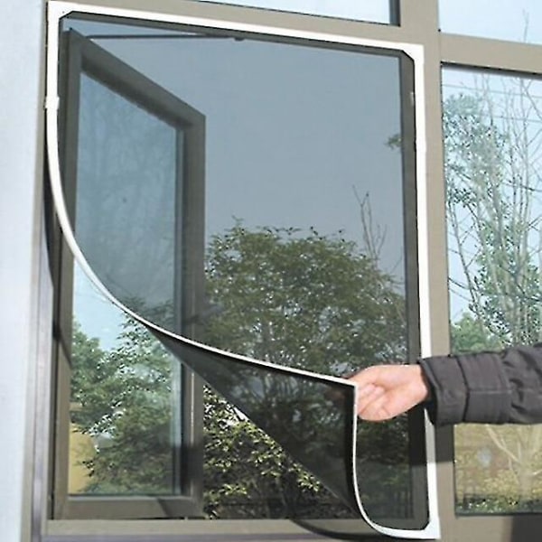 IC Hushållsmyggnät Fönster Enkelt osynligt fönsternät Självhäftande fönsternät Icke perforerat fönsterskärm