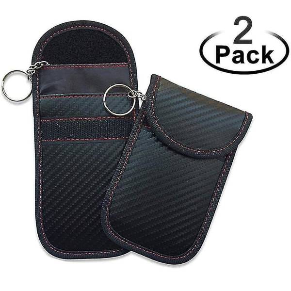 Bilnyckelskydd Keyless Cover 2-pack Skyddsnyckelpåse Case Case Bilnyckel Safea IC