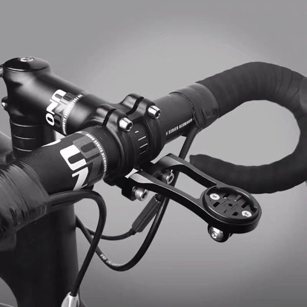 IC Cykelförlängningsfäste Fäster Houder Lätt ram ridning equi Black