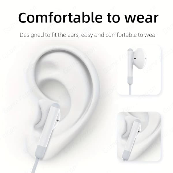 In-Ear Headphones with USB-C Cable DAC White white