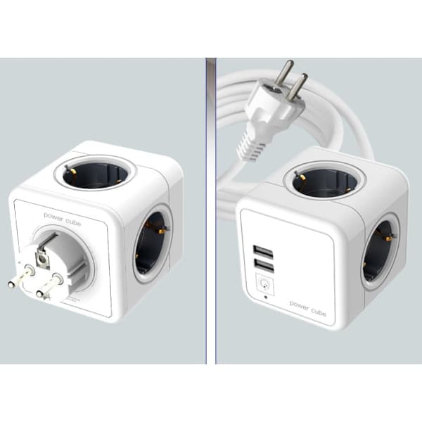 Europæisk stil med USB-stikadapter, multifunktionel europæisk standardstik (E02a trådløs USB-standard)