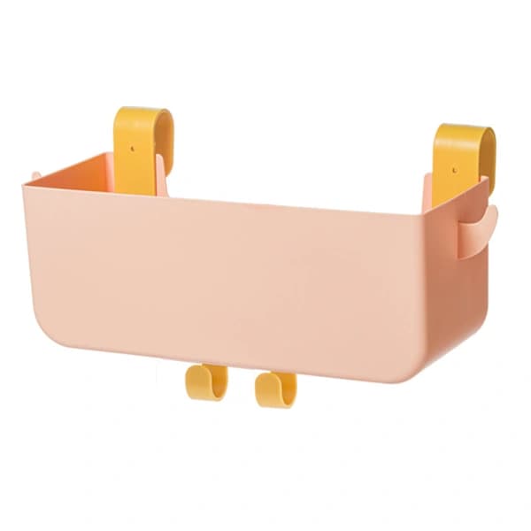 Bedside Storage Organizer for Dorm Bunk Bed Shelf (Pink)
