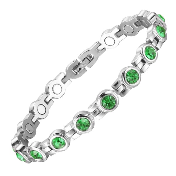 IC Lymfdräneringsmagnetarmband för viktminskning - Grön