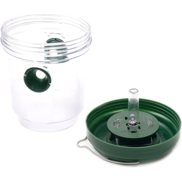 IC Flug-, geting- och myggfälla; Bug Catcher, bålgetingar; Solcellsdriven med LED-ljus - Set om 4