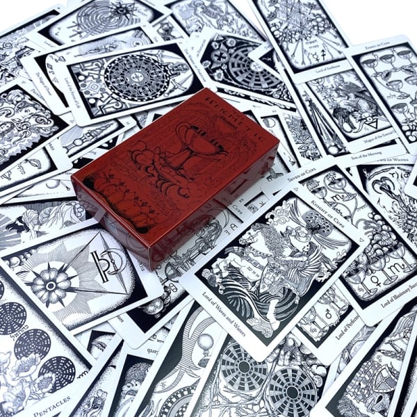 IC Hermetisk Tarot Spådomsdäck Familiespill Brettspill Flerfarget én størrelse