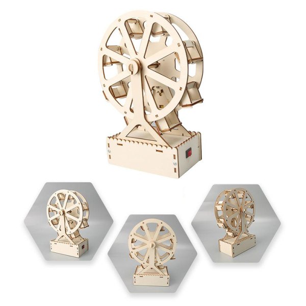 IC Mini-pariserhjul DIY-tiedekoepaket Pedagogiset lapset