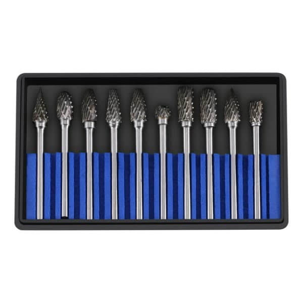 10 st Volframkarbid Roterande Frässet Skaft 3mm Fräs