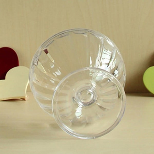 IC 250 ml salaattikulho jälkiruokamyllyyn Shake Goblet -lasi Relief I Clear
