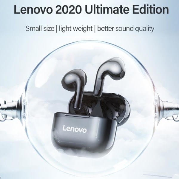 Lenovo LivePods LP40 Vattenskyddad Bluetooth Hörlurar Vit Vit