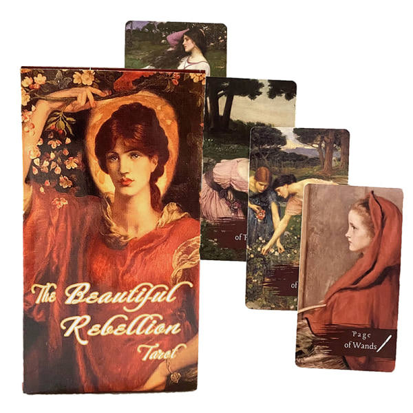 IC The Beautiful Rebellion Tarot-kort Kohtalon ennustamisen pakka Perhe Monivärinen yksi koko