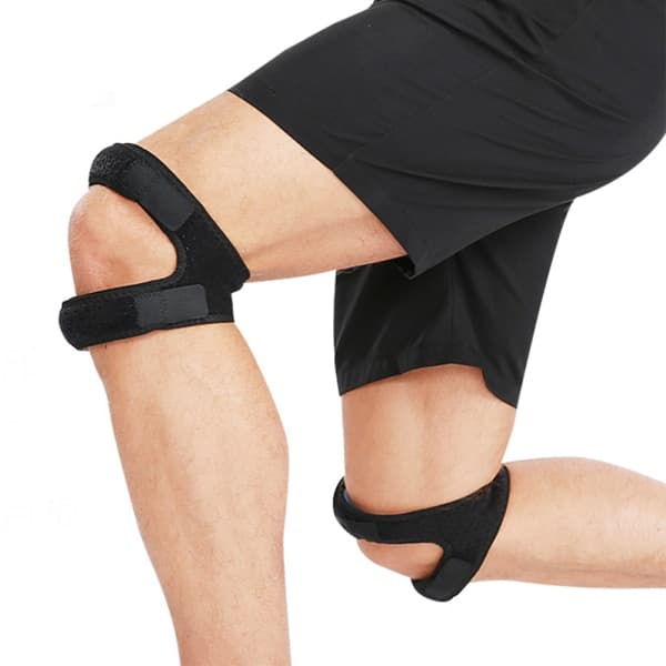 IC Patellar Knästöd för smärtlindring i knä, stabiliserande knä Black