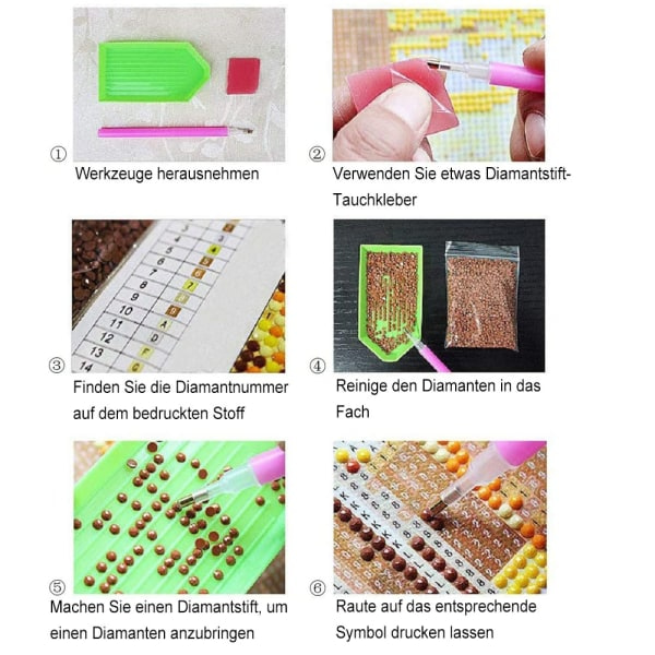 IC Diamantmaleri DIY 5D diamantmaleri strass kunsthåndværk