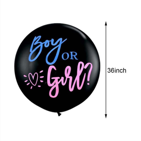 IC 36" genusavslöjande ballonger med konfetti