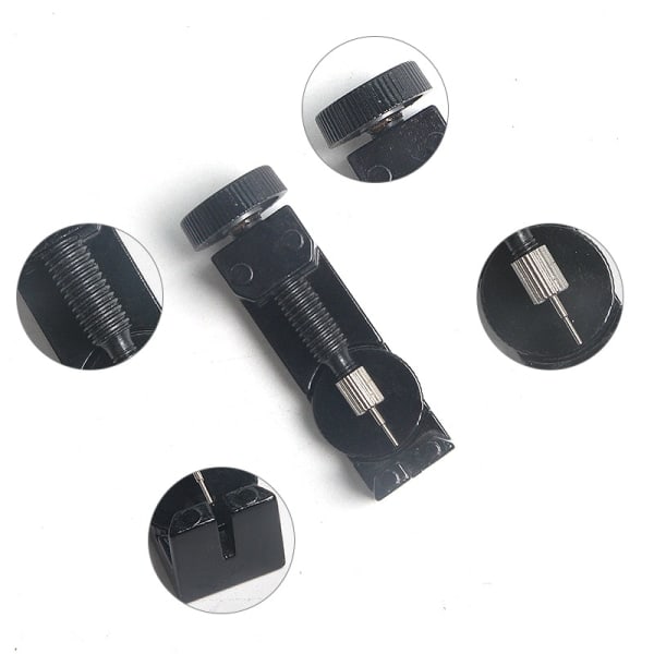 IC Watch Remover 2068 Metall Justerbar Höjd Bälte Remover Watch Adjuster Watch Klockreparationsverktyg (Klocka + 3 Stift)